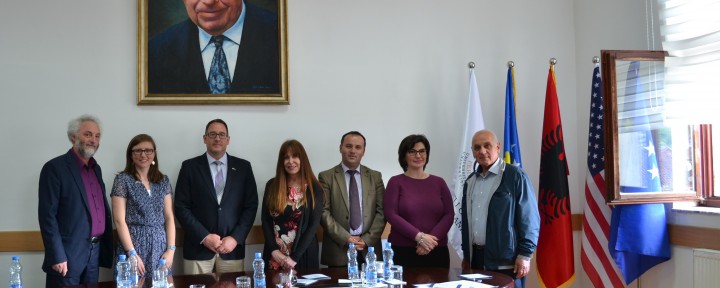 Delegacioni nga shteti i IOWA-së në SHBA vizitoi Universitetin e Gjakovës “Fehmi Agani”