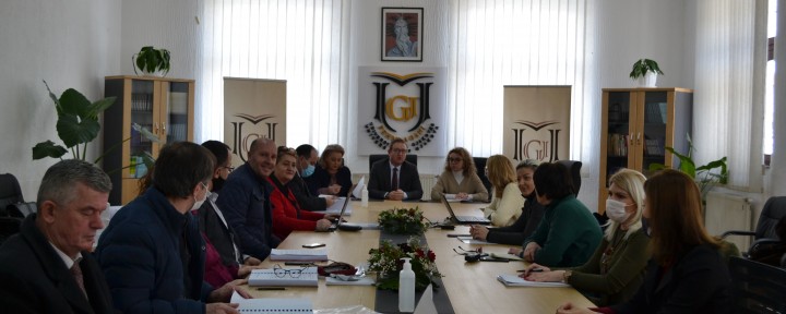 A coordination meeting is held with the staff of the Faculty of Education and the Faculty of Social Sciences for re / accreditation of study programs
