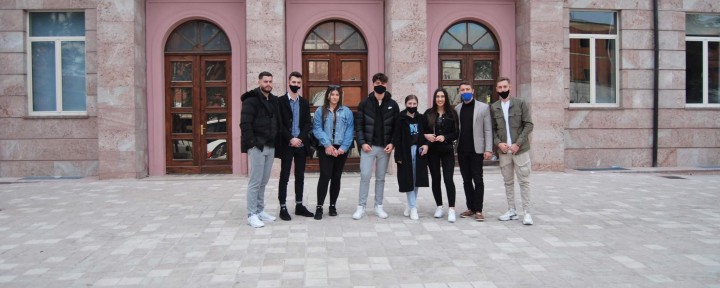 Students of the University "Fehmi Agani" realize a visit to the University of Tirana