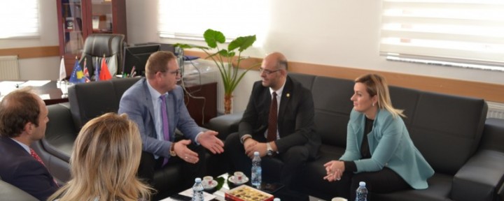 Vice-rector of Kadri Zeka University, visits UGJFA