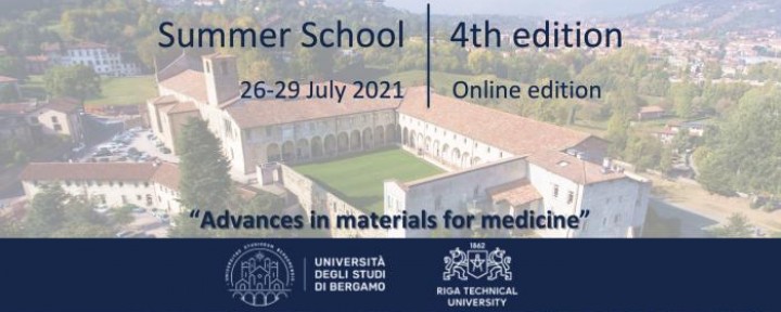 Ftesë për pjesëmarrje në Shkollën Verore "Përparimet në materialet për mjekësi" në Universitetin Teknik të Rigës (Letoni) dhe Universitetin e Bergamos (Itali)