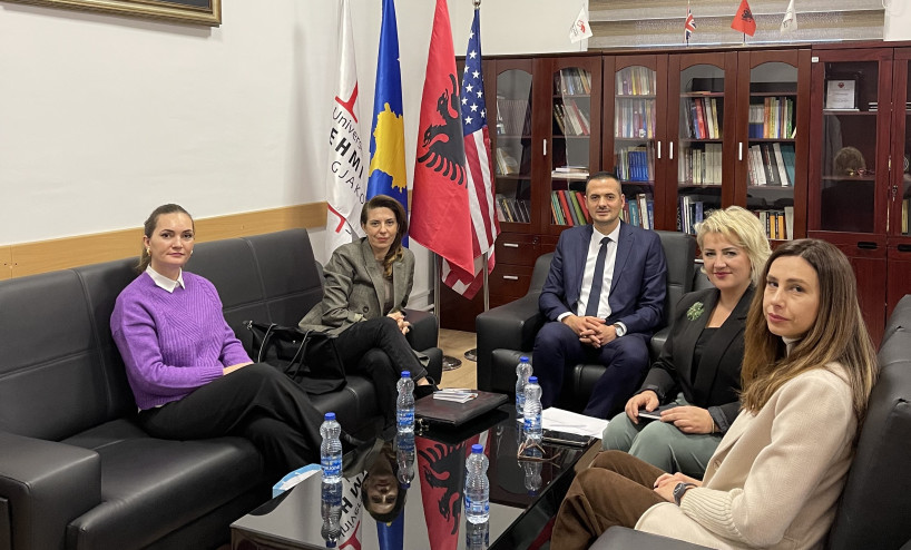 Erasmus+ Information Session on Projects and Scholarships Held at the Unversity of “Fehmi Agani” in Gjakova