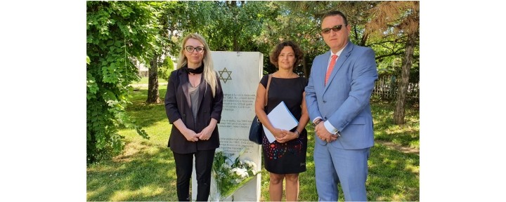 Rector Nimani and Vice Rector Dibra participate in the promotion of the booklet "Recommendations for teaching and lecturing about the Holocaust"