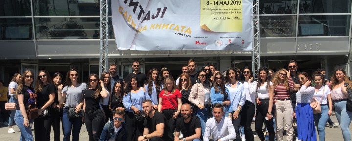 Vizita e Klubit Letrar "Gjurmët e Penës" në Panairin e 31-të të librit në Shkup