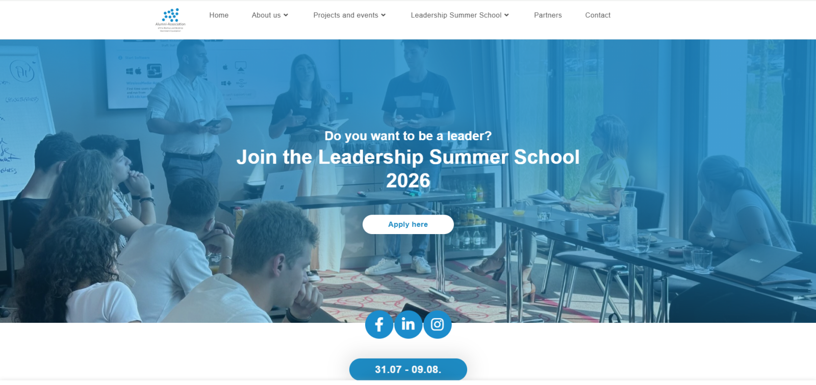 Informatë për student “Shkolla Verore e Lidershipit 2026”