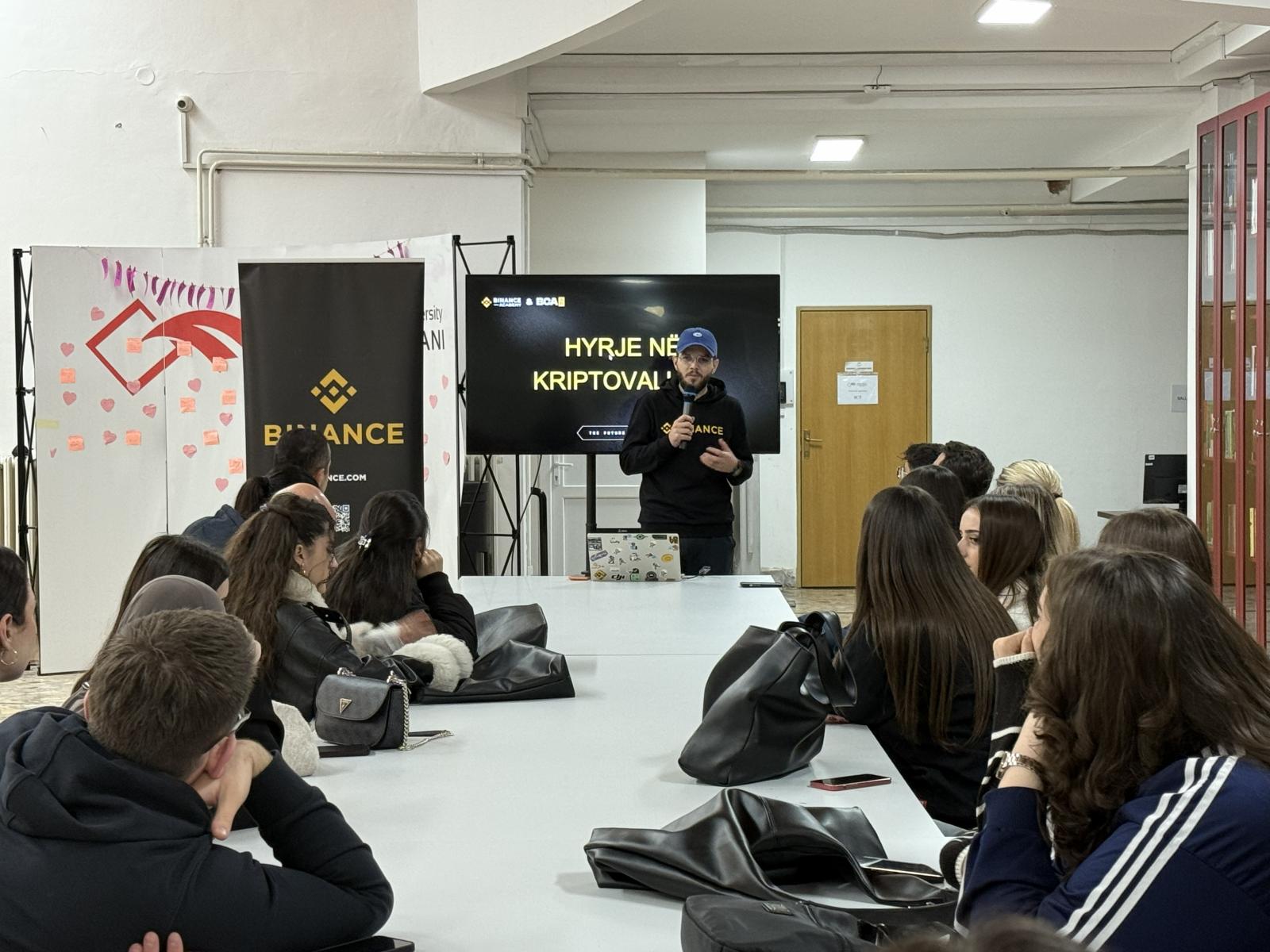 Ligjeratë edukative jashtëkurrikulare “Blockchain & Crypto Academy”