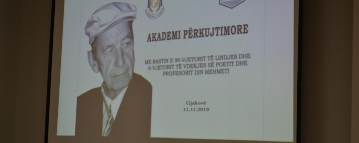 Akademi përkujtimore për profesorin dhe poetin Din Mehmeti