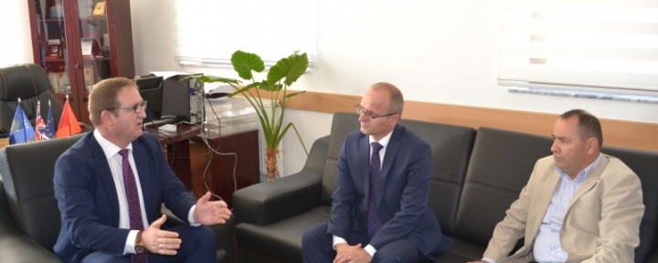 Rector Nimani received in a meeting the Director of Gjakova Regional Hospital Mr. Shala