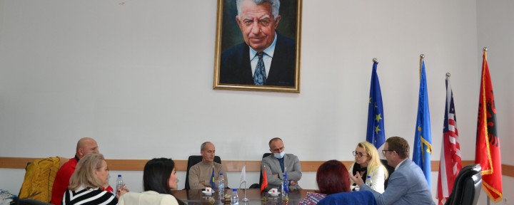 Rector Nimani met with representatives of local institutions