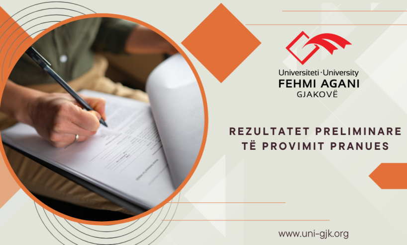 Rezultatet preliminare të provimit pranues Bachelor dhe Master për vitin akademik 2024/2025