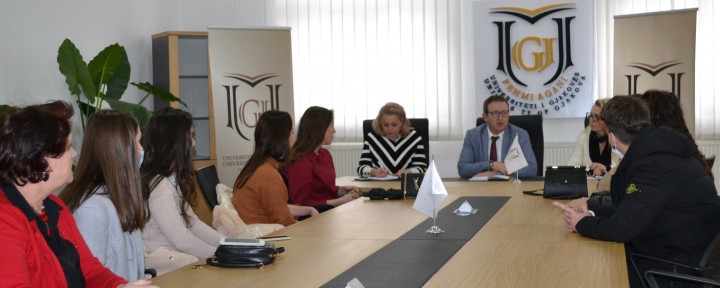 Rector Nimani received UFAGJ students