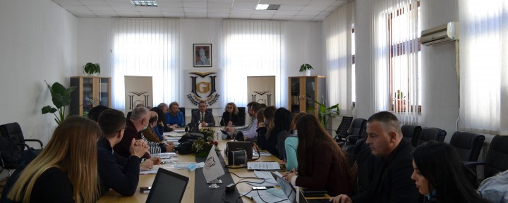 A coordination meeting is held with the staff of the Faculty of Medicine for re-accreditation and accreditation of study programs