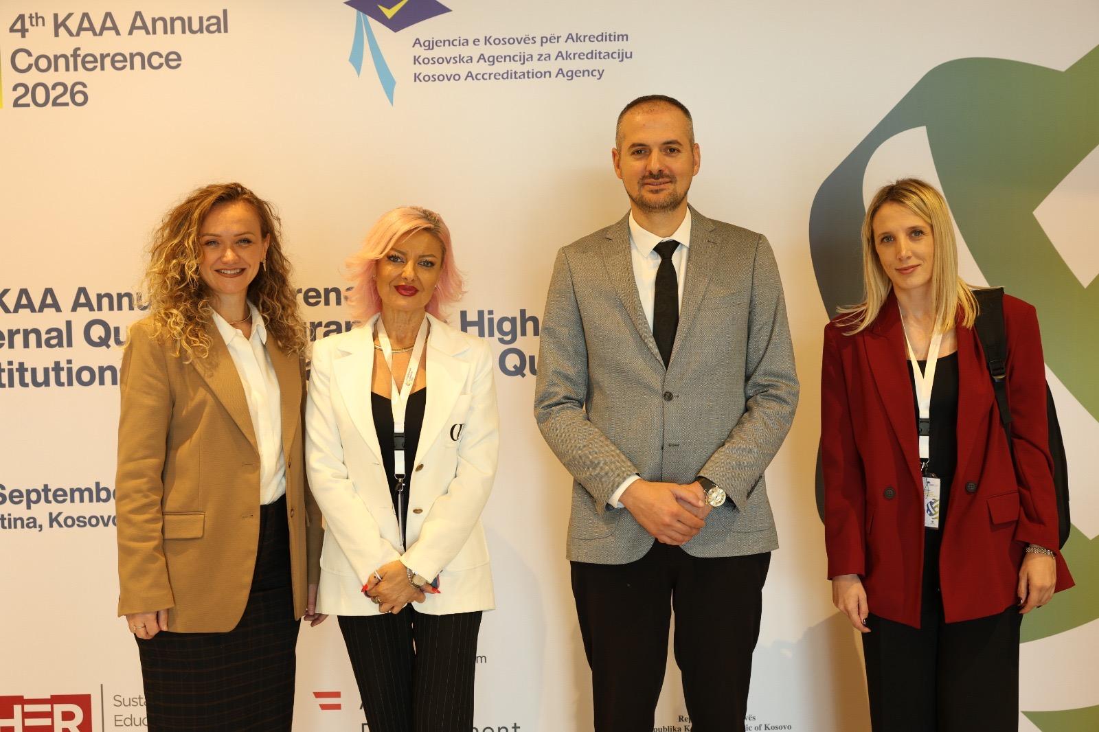 Përfaqësues të Universitetit “Fehmi Agani” në Gjakovë morën pjesë në Konferencën e Katërt Vjetore Ndërkombëtare të AKA-së
