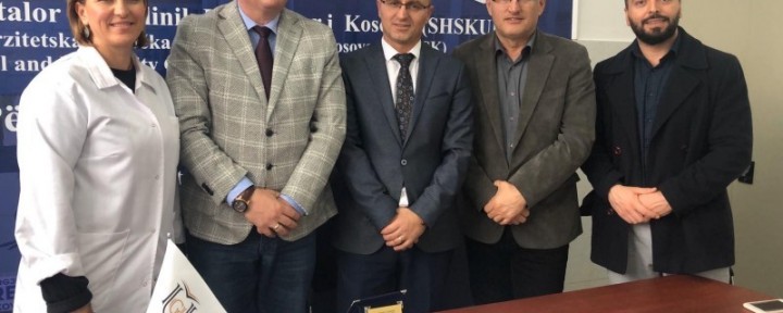 Rector Nimani visits Gjakova Regional Hospital “Isa Grezda”