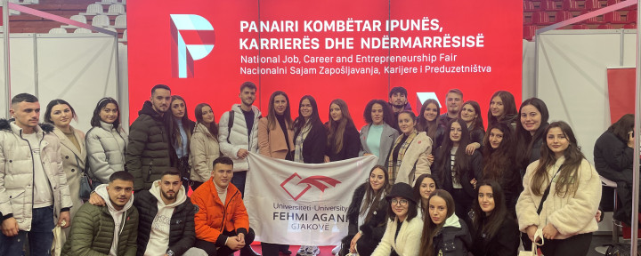 UFAGJ  dhe studentët e saj pjesëmarrës në Panairin Nacional të Punës, Karrierës dhe Ndërmarrësisë 2022