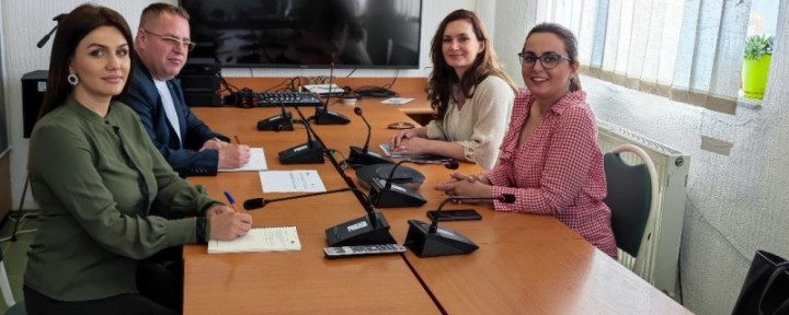 Erasmus + Office in Kosovo praises the University "Fehmi Agani" in the monitoring visit for the STAND project
