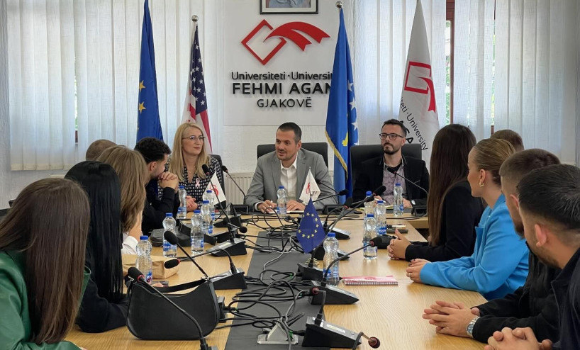 Students from Albania visited the University "Fehmi Agani" in Gjakova