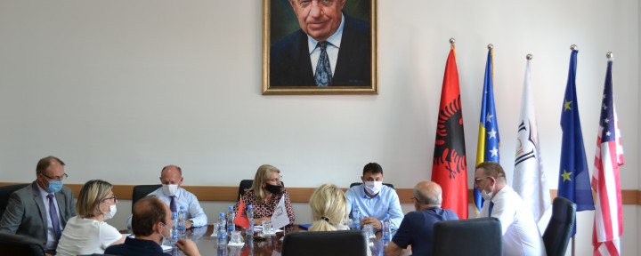 Minister of education and science, Mr. Ramë Likaj visited the University of Gjakova