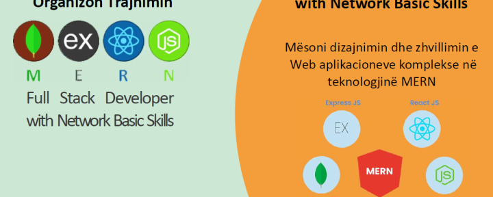 Hapet thirrja për aplikim për trajnimet në MERN Full Stack Developer with Network Basic Skills në Gjakovë