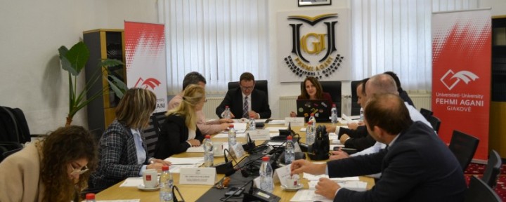 The meeting of the Steering Council of the University "Fehmi Agani" is held in Gjakova