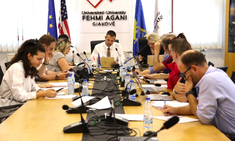 Senate Meeting of the University “Fehmi Agani” in Gjakova held discussions and approved important proposals