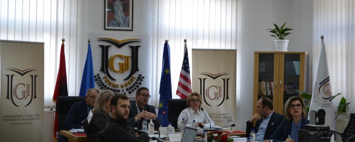 Meetings with international experts for institutional re-accreditation of the University "Fehmi Agani" were held