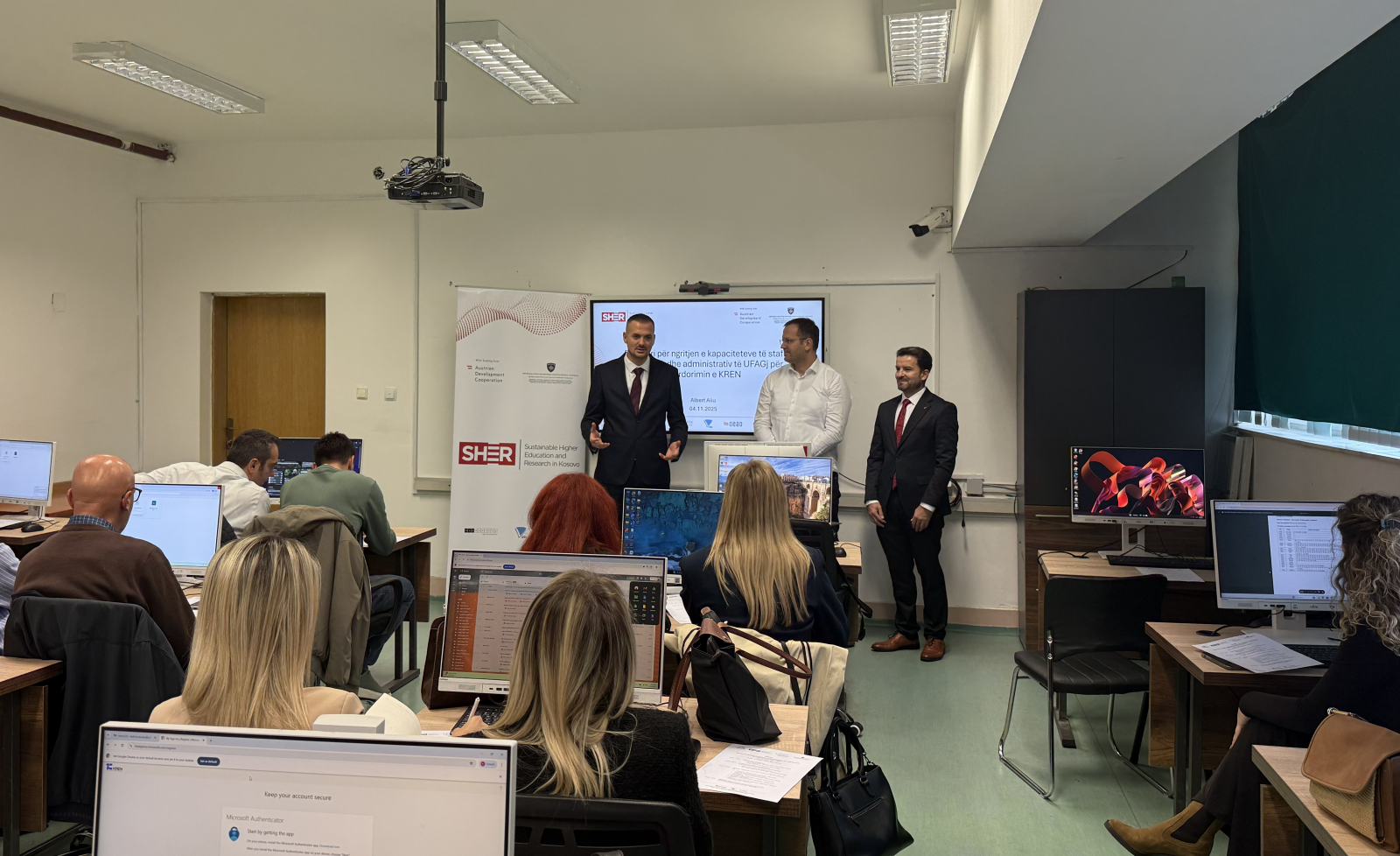 UFAGJ në bashkëpunim me projektin SHER, realizojnë për herë të parë në Kosovë integrimin e domenit universitar në rrjetin KREN