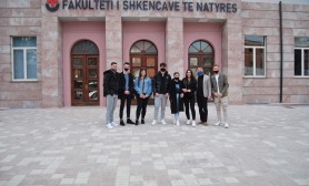 Students of the University "Fehmi Agani" realize a visit to the University of Tirana