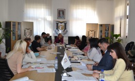 A meeting is held with the quality assurance working group and the administrative staff of all faculties about the new / accreditation process