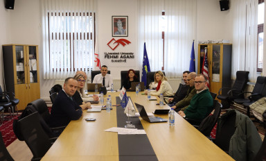 Mbahet mbledhja e Këshillit Drejtues (KD) të Universitetit “Fehmi Agani” në Gjakovë