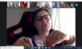 A virtual meeting with CoP Gjakova takes place