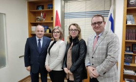 Përfaqësuesit e UGJFA-së në krye me Rektorin Nimani vizituan Ambasadën e Shqipërisë në Tel Aviv