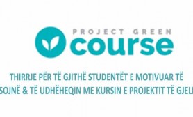 Invitation: Applications for the inaugural group of the Green Project Course Autumn 2021 are opened