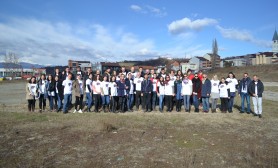 Aktiviteti i pastrimit të lokacionit të paraparë për ndërtimin e kampusit universitar në Gjakovë