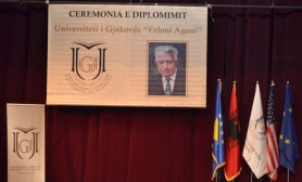Fehmi Agani's birth anniversary and second generation graduation ceremony at Fehmi Agani University