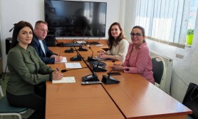 Erasmus + Office in Kosovo praises the University "Fehmi Agani" in the monitoring visit for the STAND project