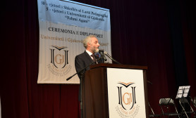 Ceremonia e 50-vjetorit të themelimit të Shkollës së Lartë Pedagogjike dhe 5-vjetori i themelimit të Universitetit të Gjakovës “Fehmi Agani”