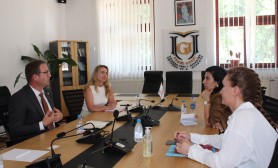 Përfaqësuesit të Zyrës së Erasmus + në Kosovë vizituan UFAGJ-në