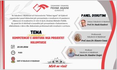 Panel discussion presenting the results of research projects by second-year students in the Public Health specialization