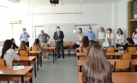 The entrance exam for the registration of new students at the University "Fehmi Agani" in Gjakova is held
