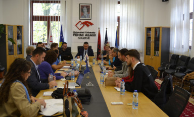 Meeting of the Senate of the University "Fehmi Agani" in Gjakova