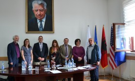Delegacioni nga shteti i IOWA-së në SHBA vizitoi Universitetin e Gjakovës “Fehmi Agani”