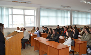 Literary class within the activities to mark the 10th anniversary of "Fehmi Agani" University