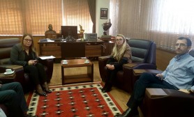 Prorektorja Prof. Ass. Dr. Vjollca Dibra takoi Ministren e Arsimit, znj. Hykmete Bajrami